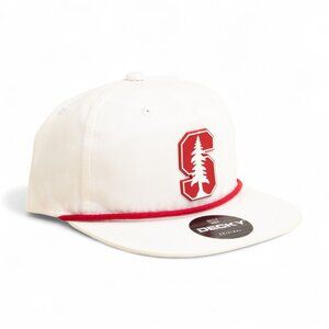 Stanford Cardinal 3D Classic Rope Hat- White/ Red
